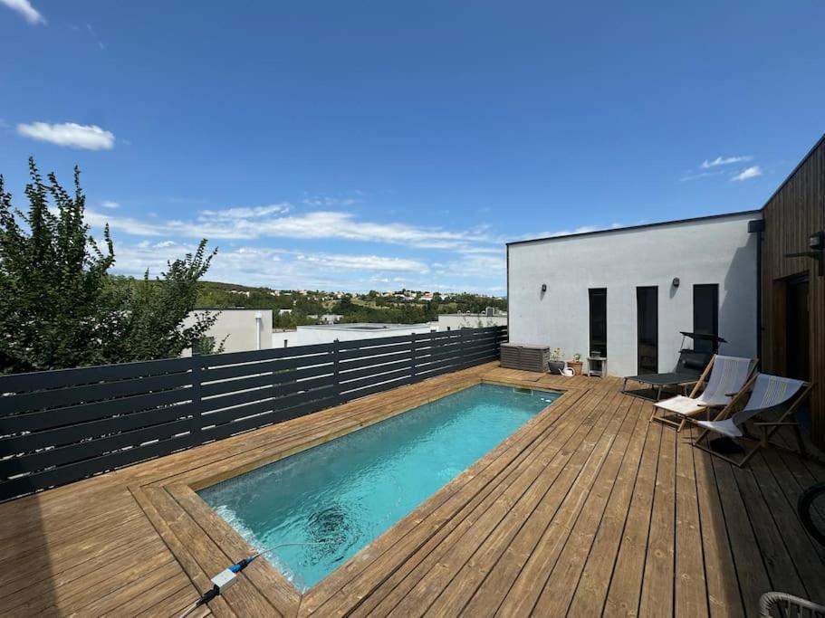Luxury Villa With Pool And View Жувиньяк Экстерьер фото